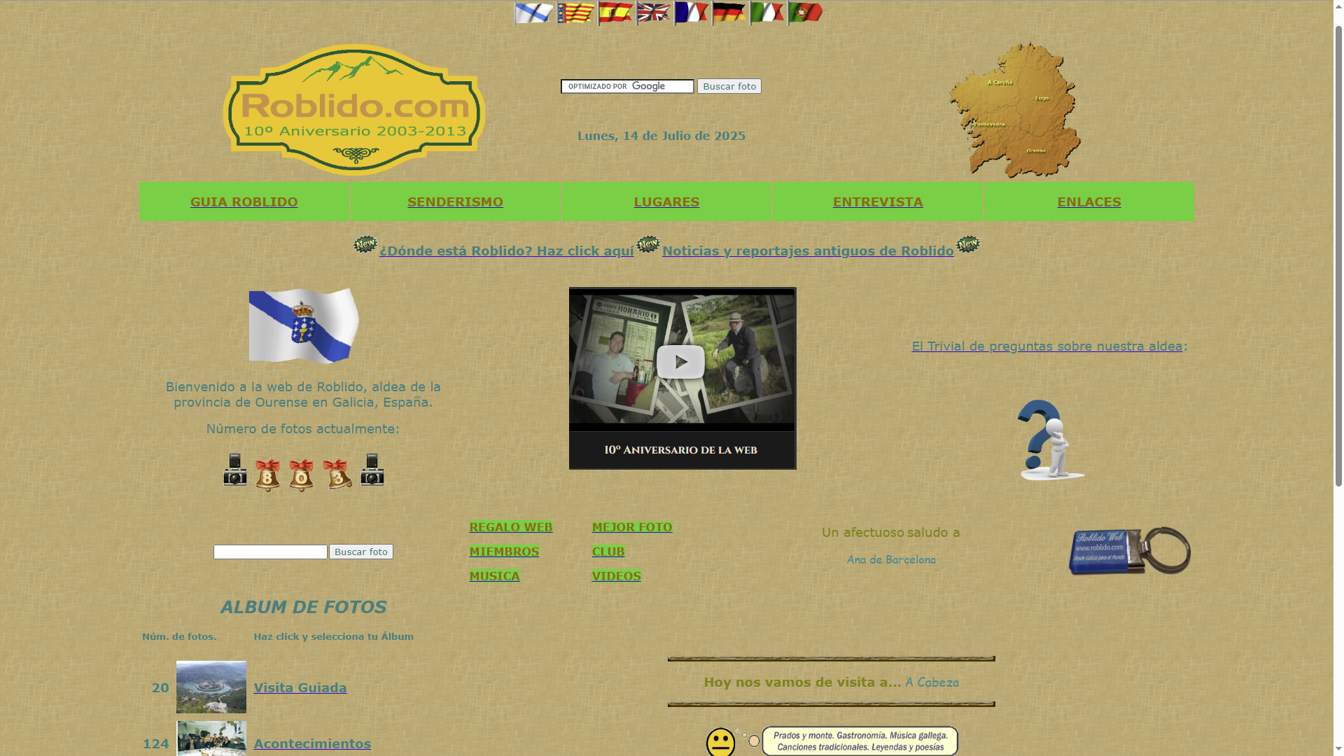 Web de Roblido en 2025